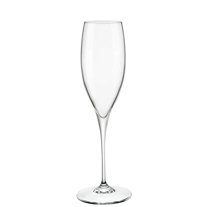 26 cl - Premium Calice Flute in Vetro - Set 6 Pezzi