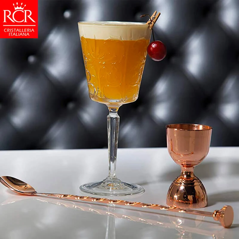 29 cl - Tattoo Calice Cocktail in Vetro - Set 6 Pezzi
