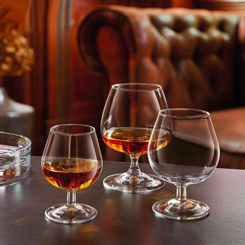 25 cl - Degustation Calice Snifter in Vetro - Set 6 Pezzi