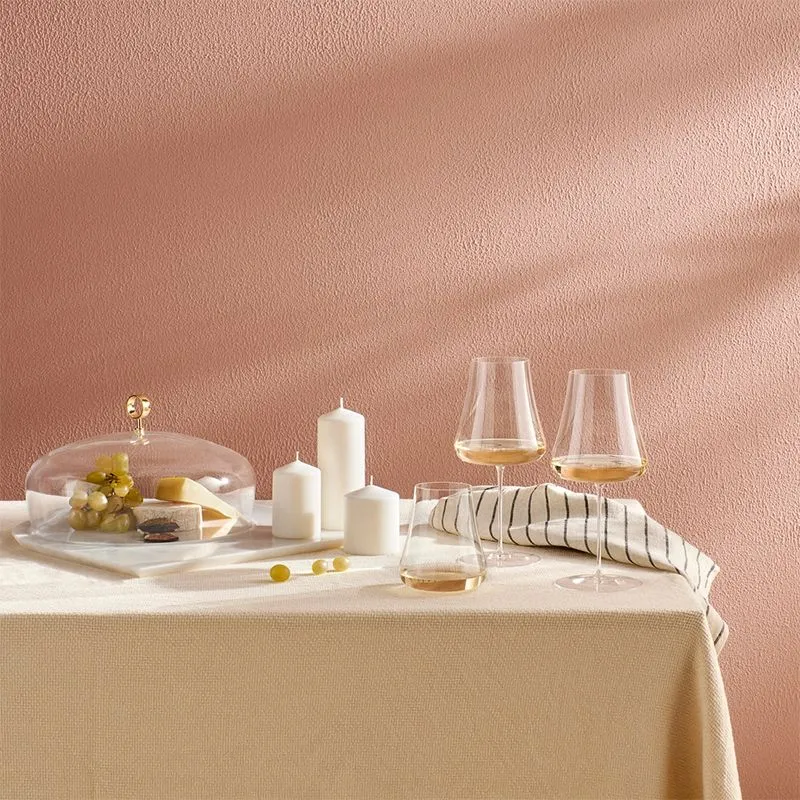 70 cl - Stem Zero Volcano Calice Vino Bianco in Vetro - Set 2 Pezzi