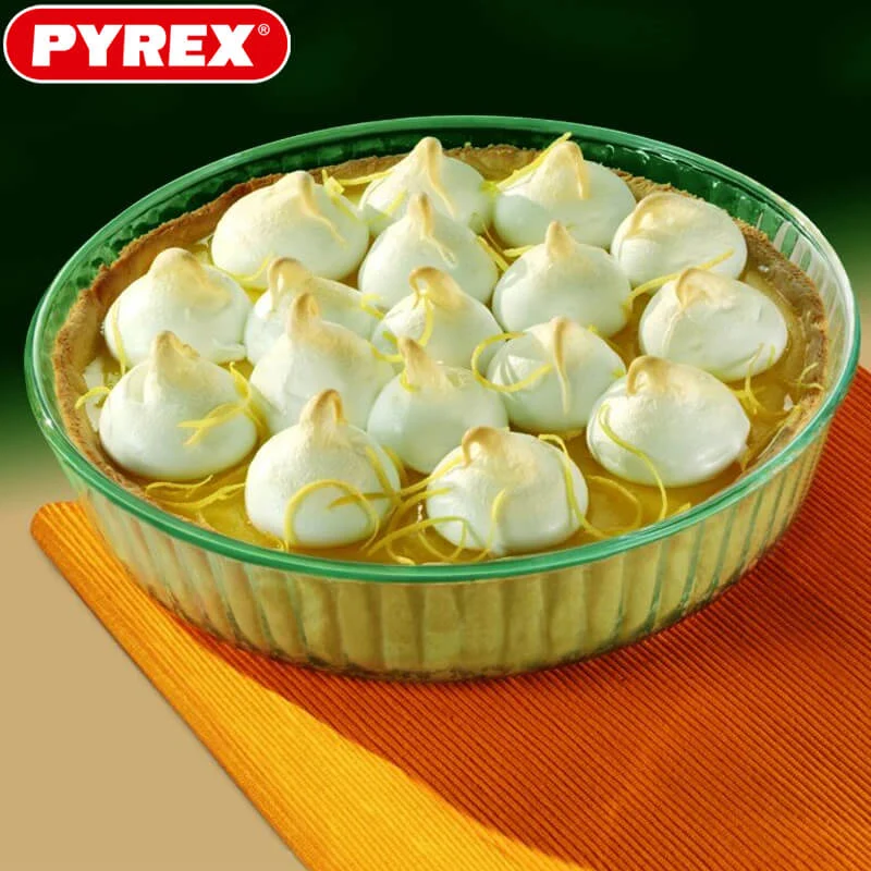 26 cm - Cook & Freeze Tortiera Rotondo in Vetro Borosilicato