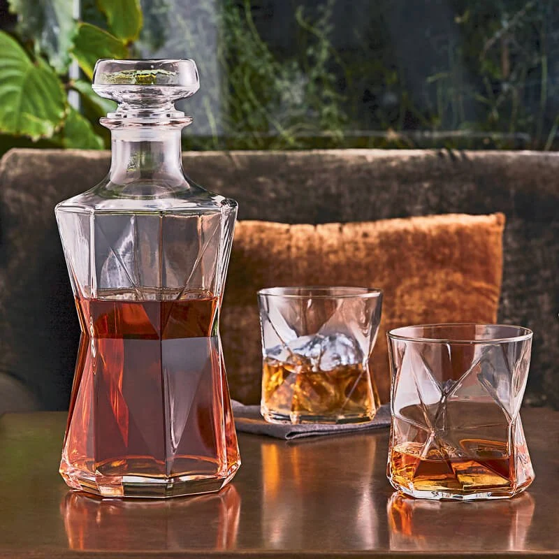 Cassiopea Set Whisky in Vetro - Set 7 Pezzi