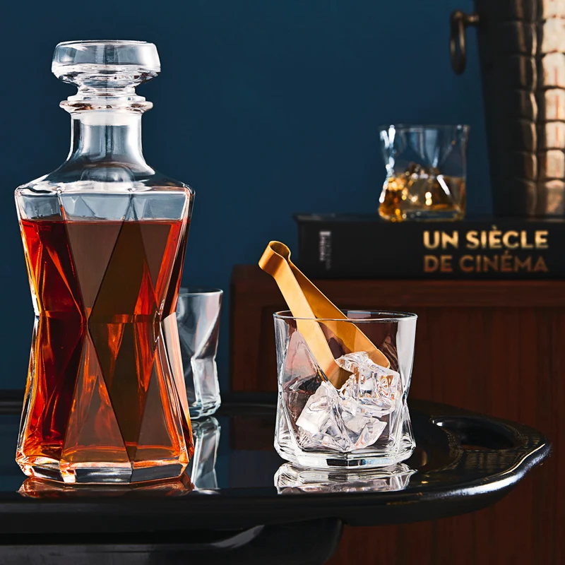 Cassiopea Set Whisky in Vetro - Set 7 Pezzi