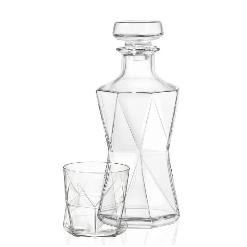 Cassiopea Set Whisky in Vetro - Set 7 Pezzi