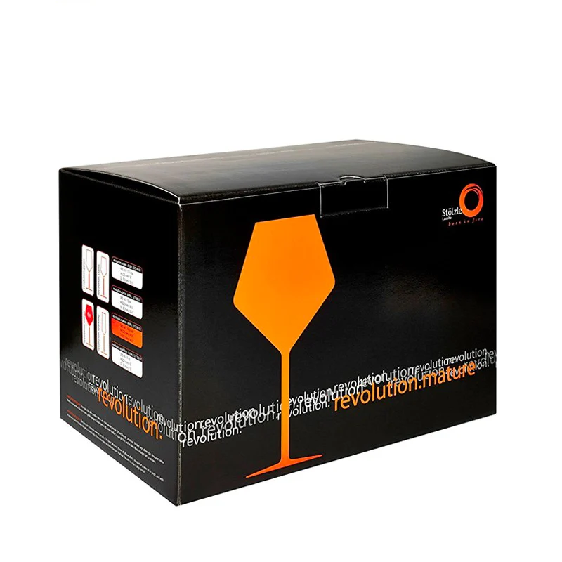 54.5 cl - Revolution Calice Vino Rosso in Vetro - Set 6 Pezzi
