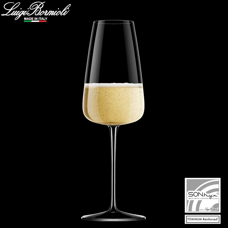 40 cl - I Meravigliosi Calice Flute in Vetro - Set 6 Pezzi