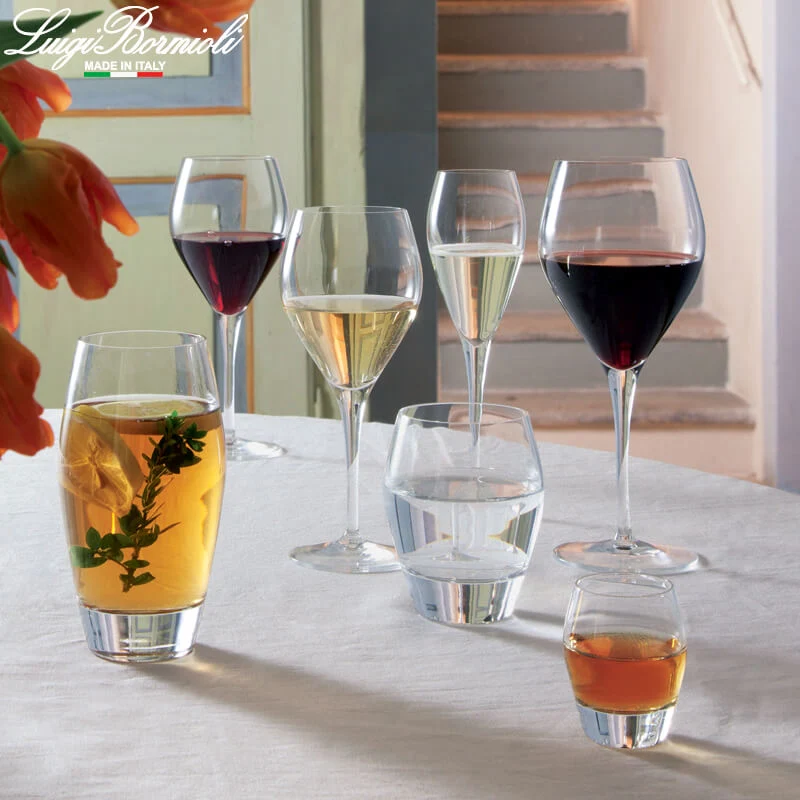 45 cl - Regency Calice Vino Bianco Riesling in Vetro - Set 4 Pezzi