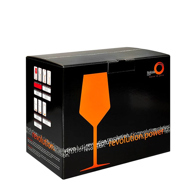 36.5 cl - Revolution Calice Vino Bianco in Vetro - Set 6 Pezzi
