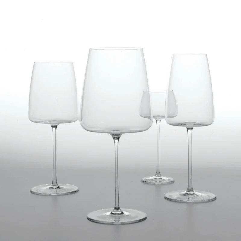 75 cl - Ultralight Calice Vino Rosso in Vetro Fatto a Mano - Set 2 Pezzi