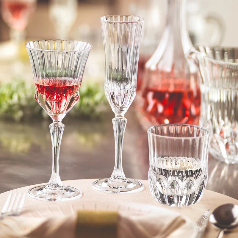 22 cl - Adagio Calice Vino Bianco in Vetro - Set 6 Pezzi