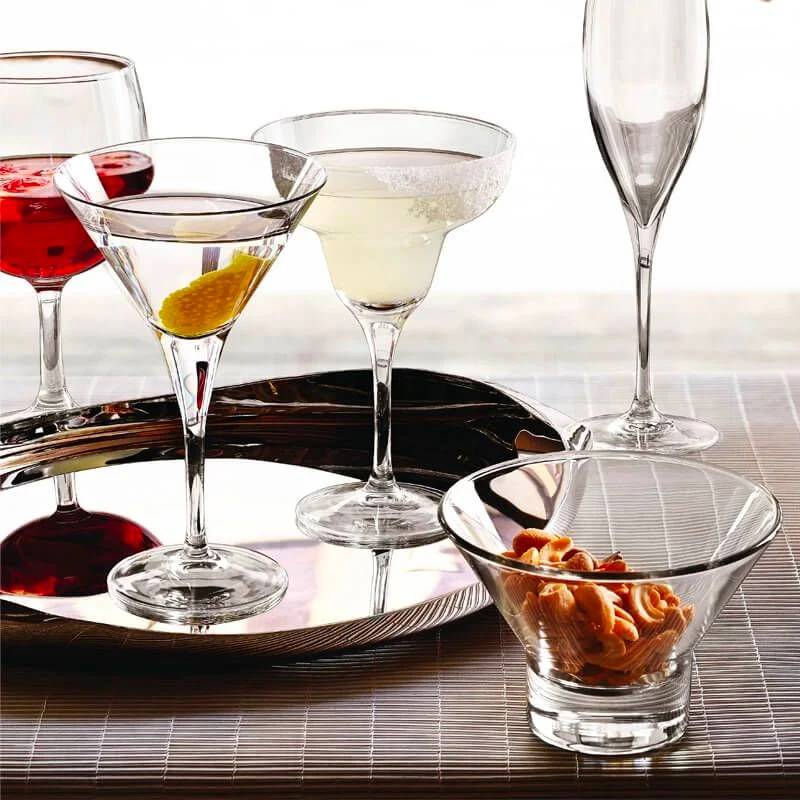24.5 cl - Ypsilon Bicchiere Martini in Vetro - Set 6 Pezzi