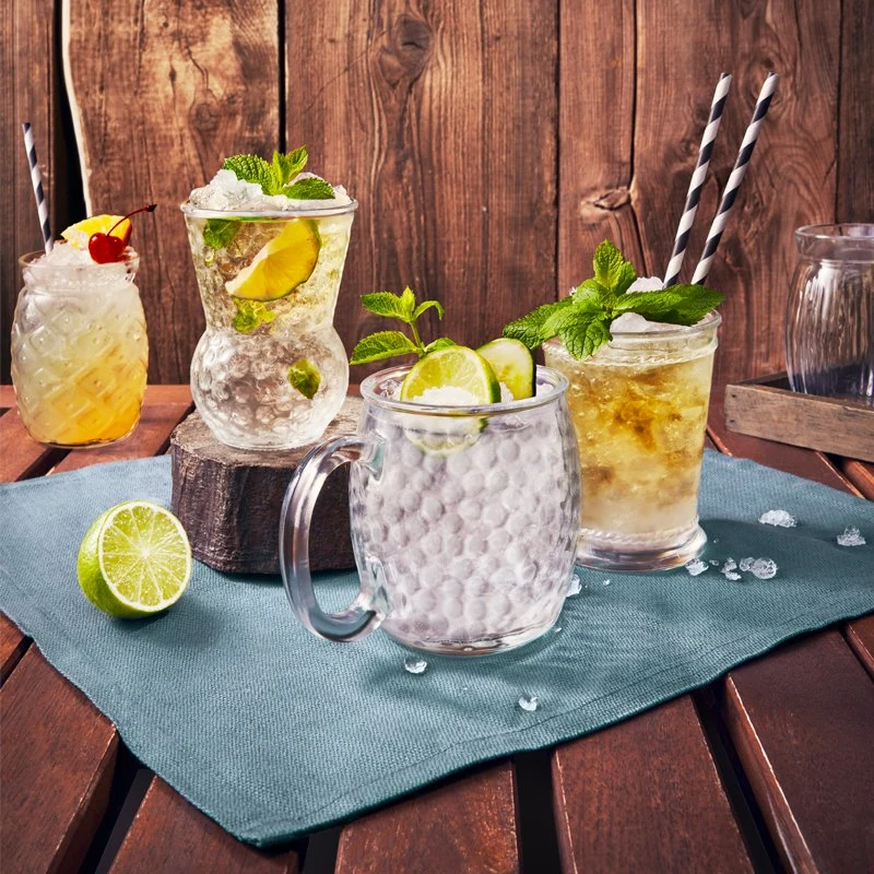 54.5 cl - Bartender Bicchiere Cocktail in Vetro - Set 6 Pezzi