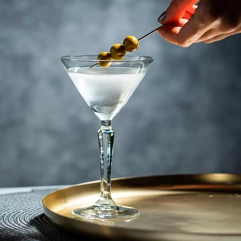19 cl - Spksy Bicchiere Martini in Vetro - Set 12 Pezzi
