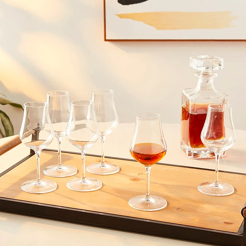 17 cl - Vinoteque Calice Liquore in Vetro - Set 6 Pezzi