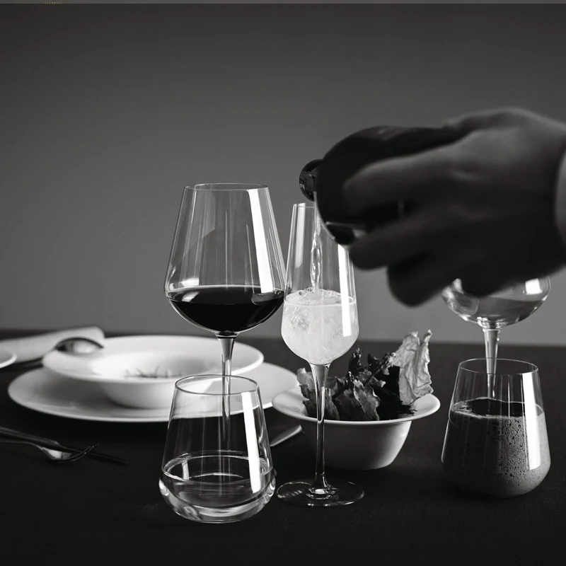 56 cl - InAlto Uno Calice Vino Rosso in Vetro - Set 6 Pezzi