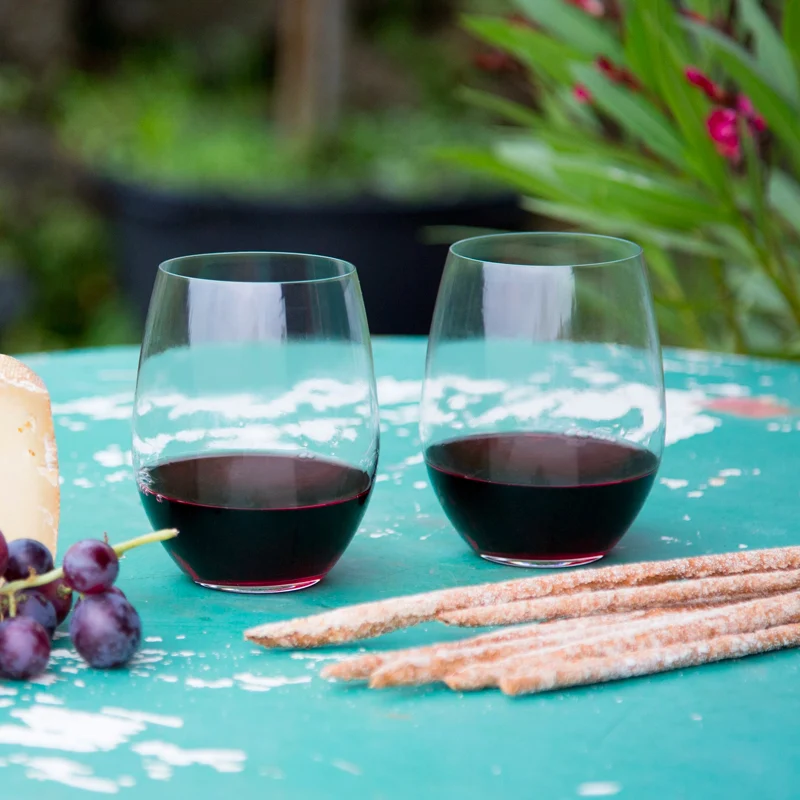 60 cl - O Value Calice Vino Rosso Cabernet in Vetro - Set 4 Pezzi