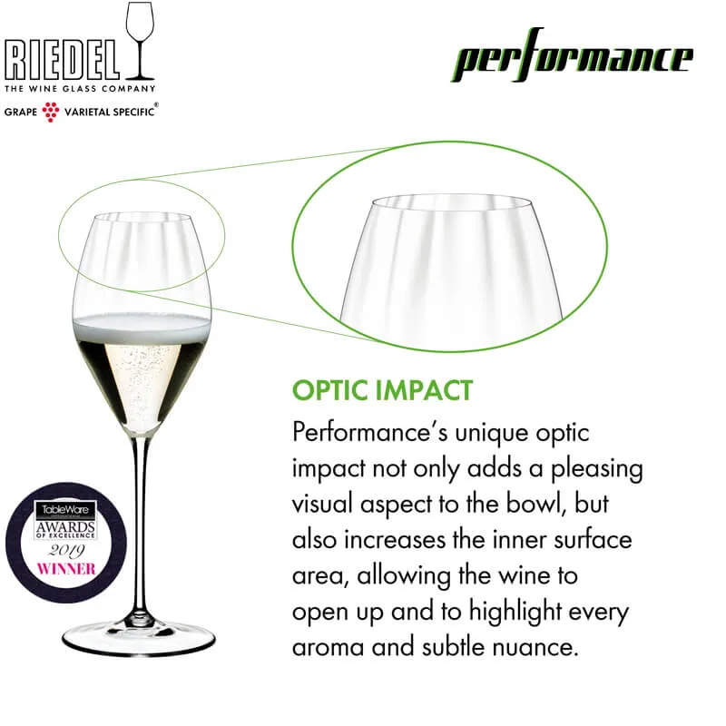 37.5 cl - Performance Calice Degustazione in Vetro - Set 2 Pezzi