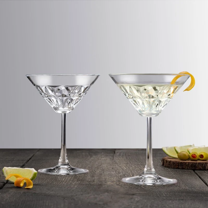 22 cl - Estrella Bicchiere Martini in Vetro - Set 4 Pezzi
