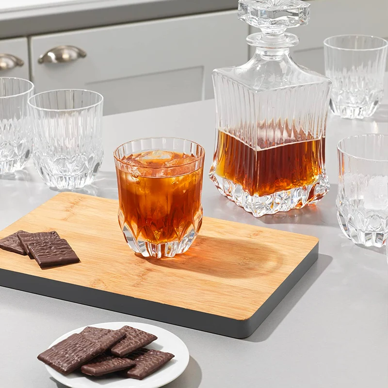 Adagio Set Whisky in Vetro Cristallino - Set 7 Pezzi