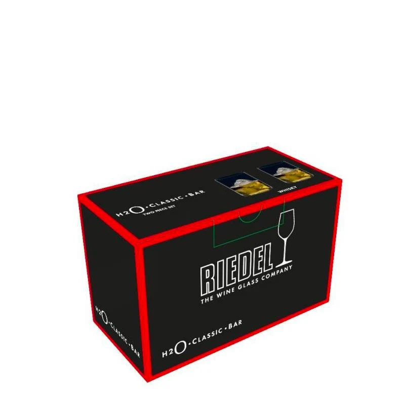 33 cl - O Whisky Bicchiere Whisky in Vetro - Set 2 Pezzi