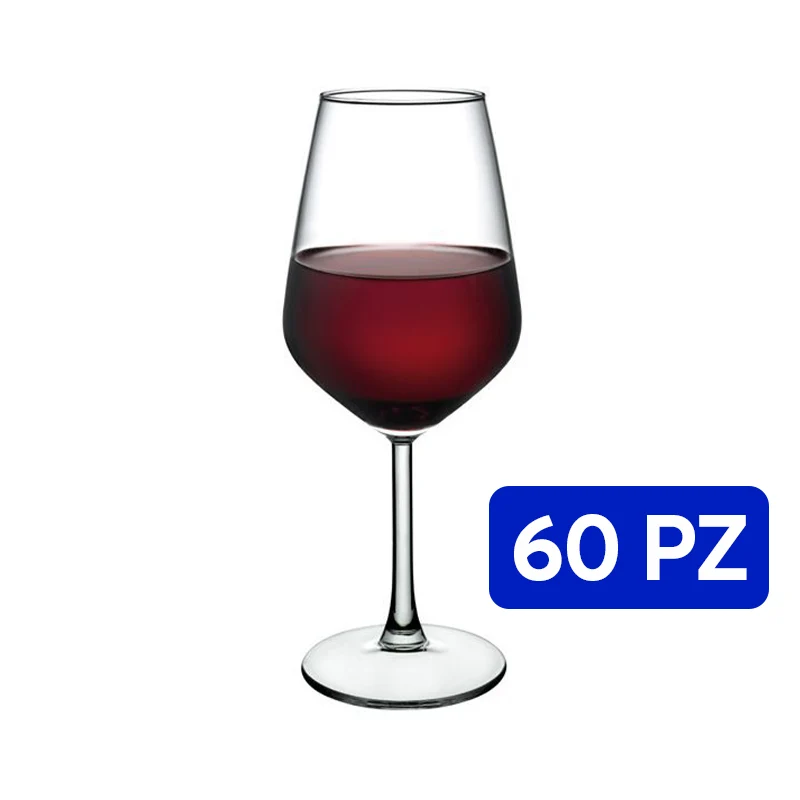 49 cl - Allegra Calice Vino Rosso Cabernet in Vetro - Set 60 Pezzi