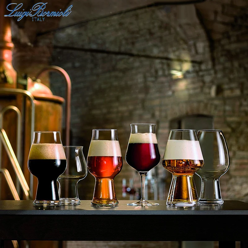 Birrateque Bicchiere Birra in Vetro - Set 6 Pezzi