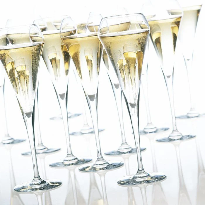 20 cl - Open Up Calice Flute in Vetro - Set 6 Pezzi