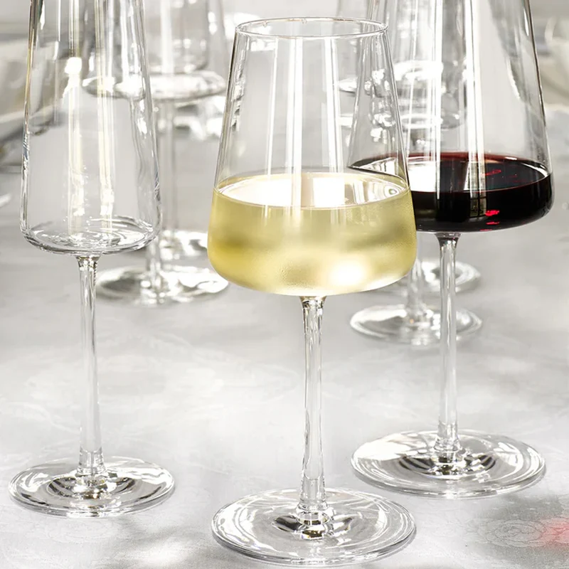Power Set Calici Vino Bianco e Rosso in Vetro - Set 12 Pezzi