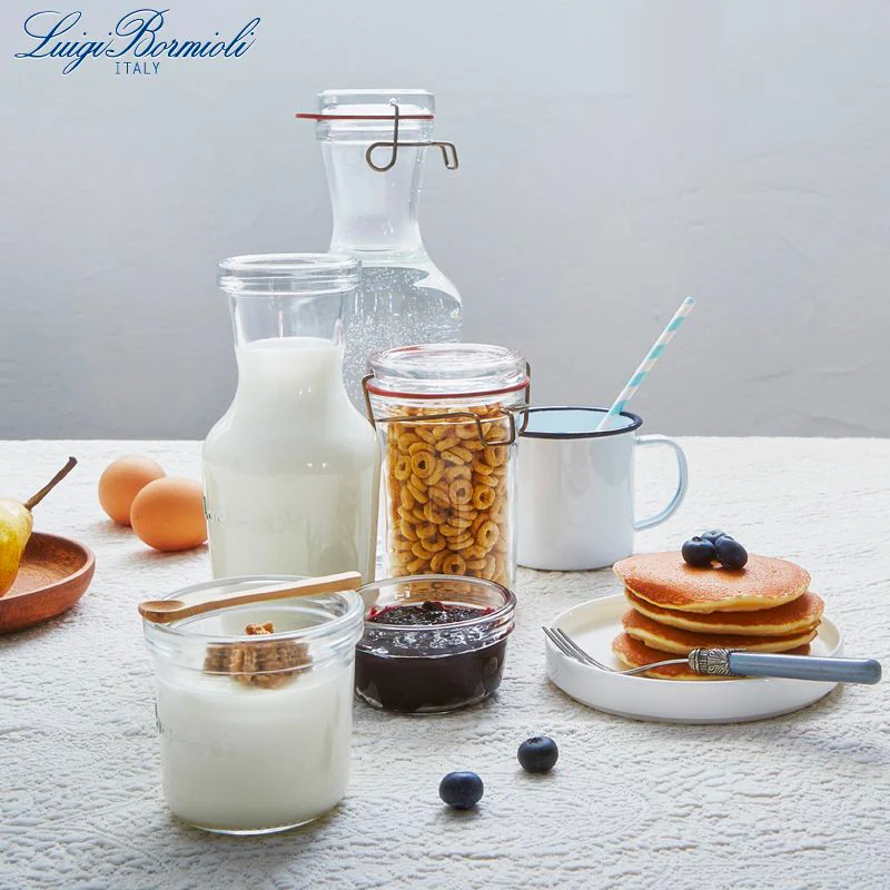 Lock-Eat Set Vasetti Ermetici in Vetro - Set 3 Pezzi