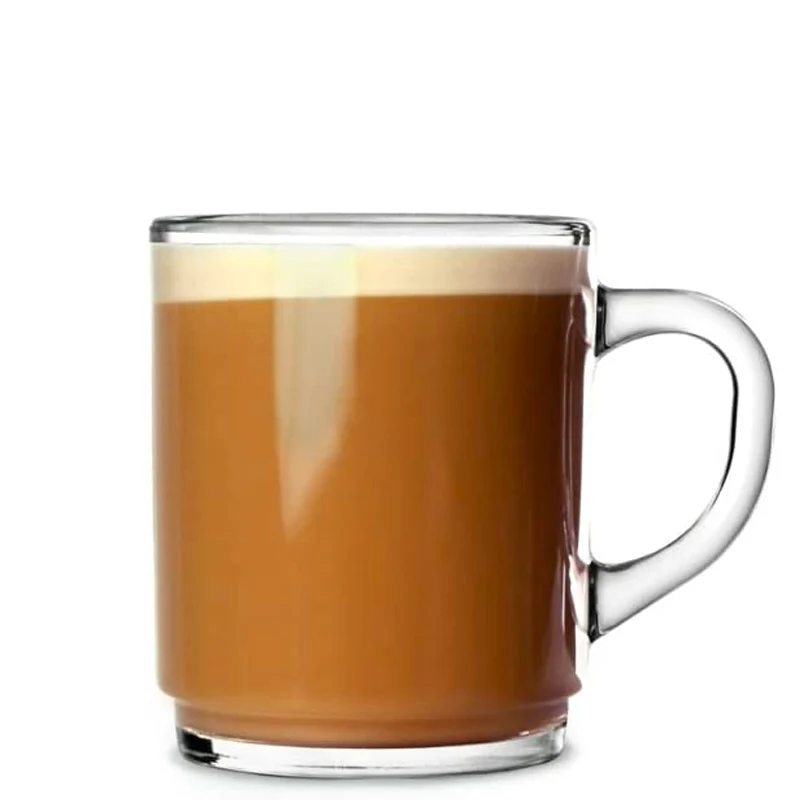 25 cl - Bock Mug in Vetro Temperato - Set 6 Pezzi
