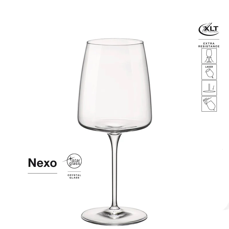 47.8 cl - Nexo Calice Vino Rosso in Vetro - Set 6 Pezzi