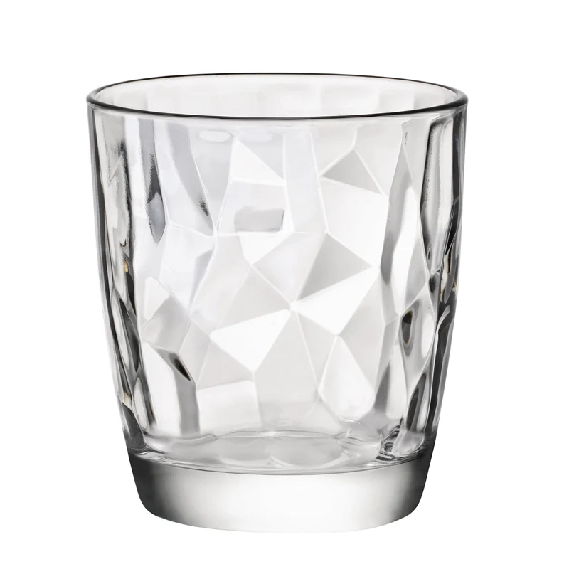 Diamond Bicchieri Acqua & Bibita in Vetro - Set 12 Pezzi