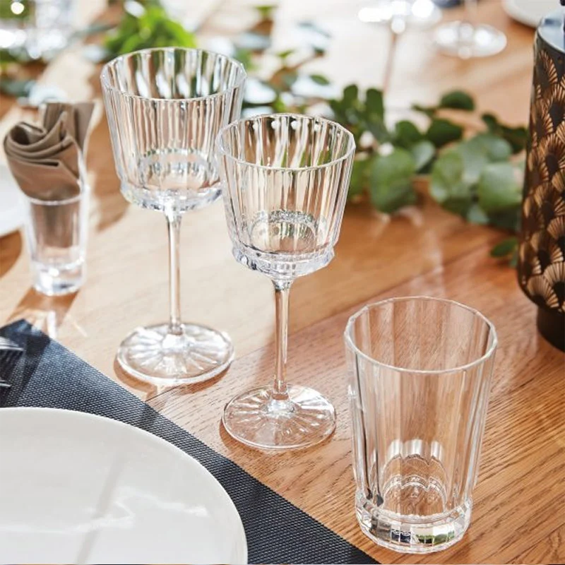 35 cl - Macassar Calice Acqua in Vetro - Set 6 Pezzi