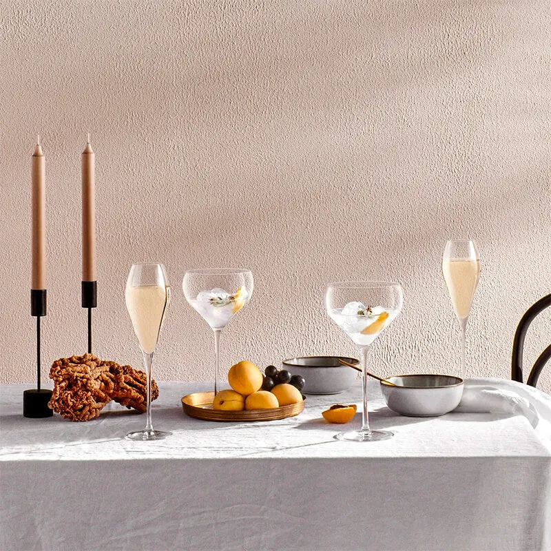 67.5 cl - Fantasy Calice Cocktail in Vetro - Set 2 Pezzi