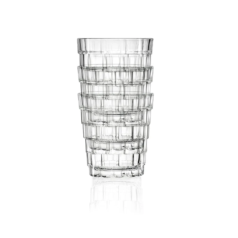 32 cl - Stack Bicchiere Acqua in Vetro - Set 6 Pezzi