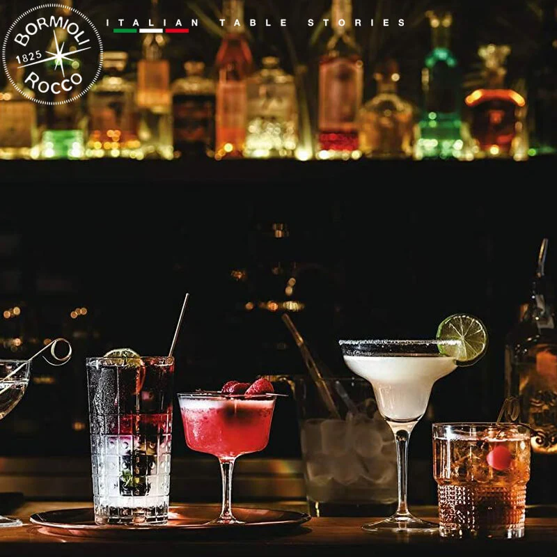 22 cl - Bartender Novecento Calice Fizz in Vetro - Set 6 Pezzi