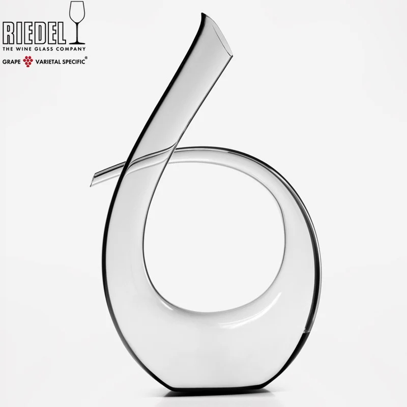 195.5 cl - Black Tie Decanter in Vetro