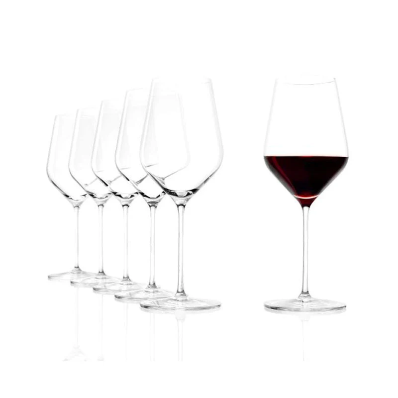 82 cl - Starlight Calice Vino Rosso Burgundy in Vetro - Set 6 Pezzi