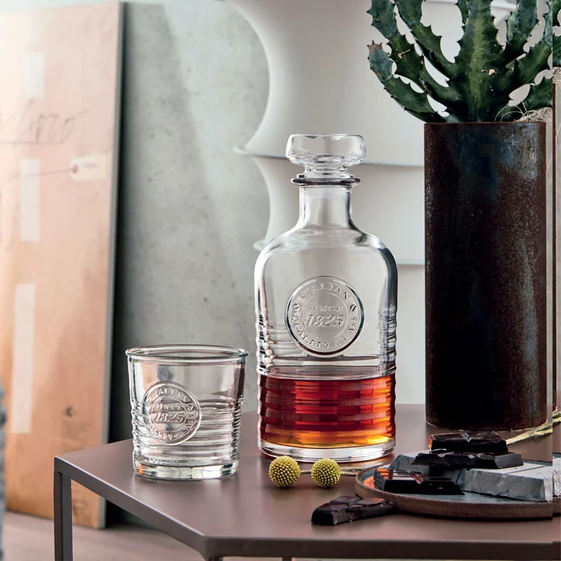 Officina 1825 Set Whisky in Vetro - Set 7 Pezzi