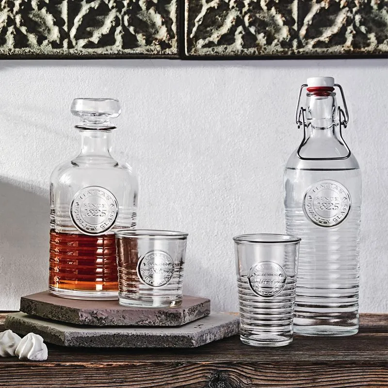 Officina 1825 Set Whisky in Vetro - Set 7 Pezzi