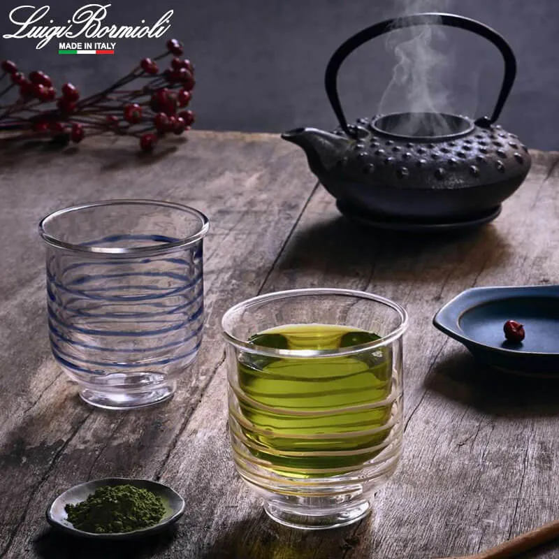 23.5 cl - Thermic Glass Sakura Tazza Thé in Vetro Borosilicato - Set 2 Pezzi