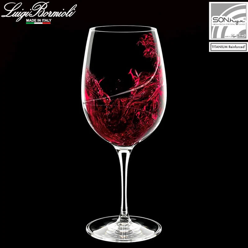36.5 cl - Aero Calice Vino Rosso in Vetro - Set 6 Pezzi