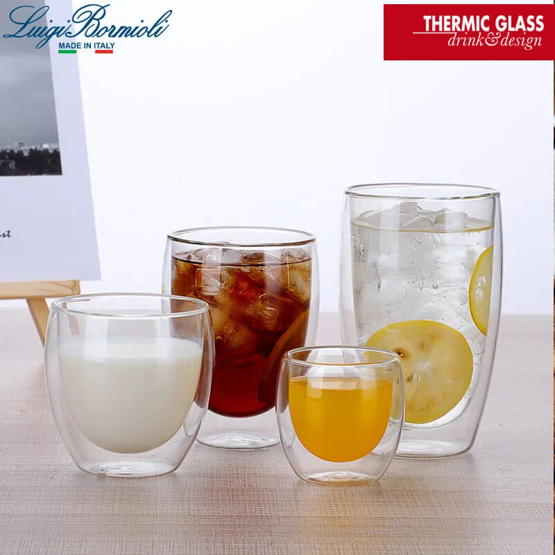35 cl - Thermic Glass Bicchiere Acqua in Vetro Borosilicato - Set 2 Pezzi