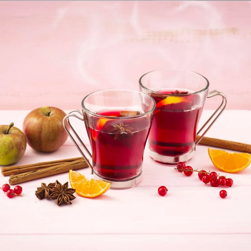 23.5 cl - Oslo Tazza Cappuccino in Vetro Temperato - Set 6 Pezzi