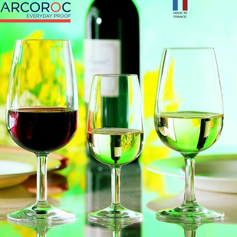 21.5 cl - Viticole Calice Vino Bianco in Vetro - Set 6 Pezzi