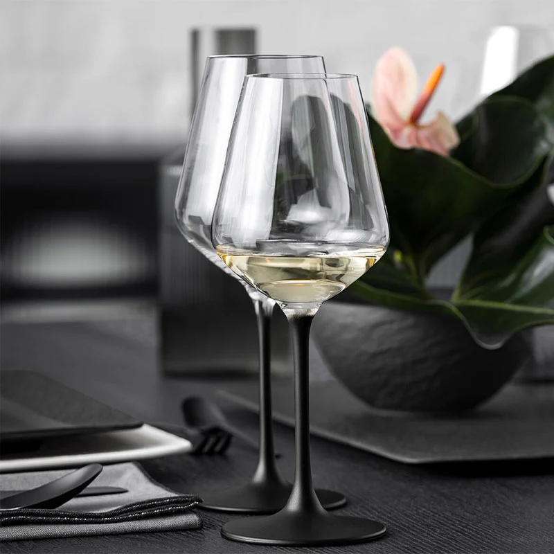 47 cl - Manufacture Rock Calice Vino Rosso in Vetro - Set 4 Pezzi