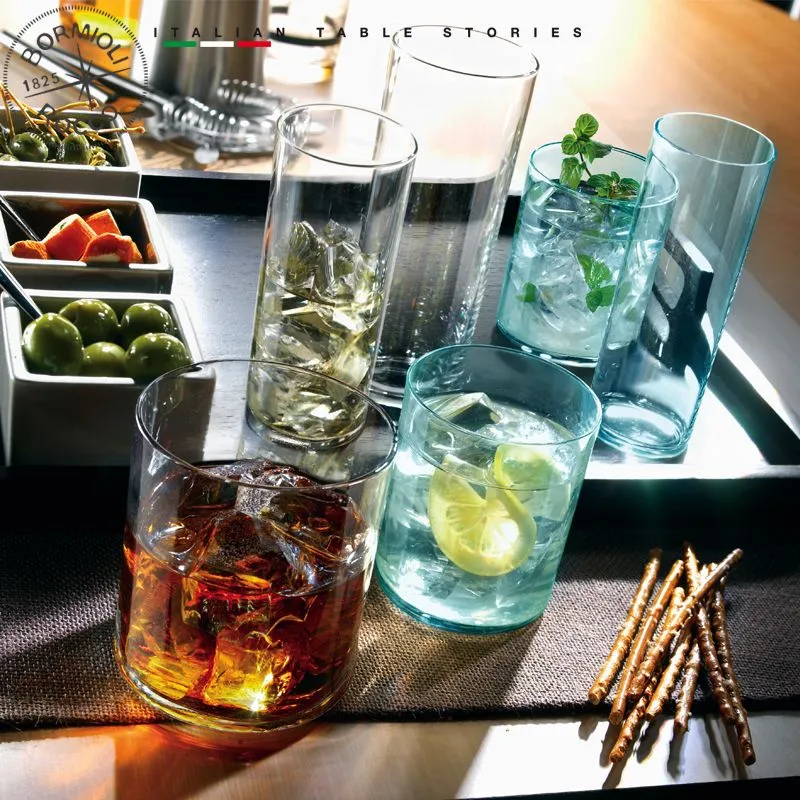 28 cl - Aere Bicchiere Acqua in Vetro Temperato - Set 12 Pezzi