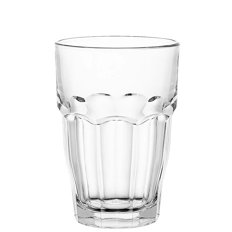 37 cl - Rock Bar Bicchiere Bibita in Vetro Temperato - Set 6 Pezzi