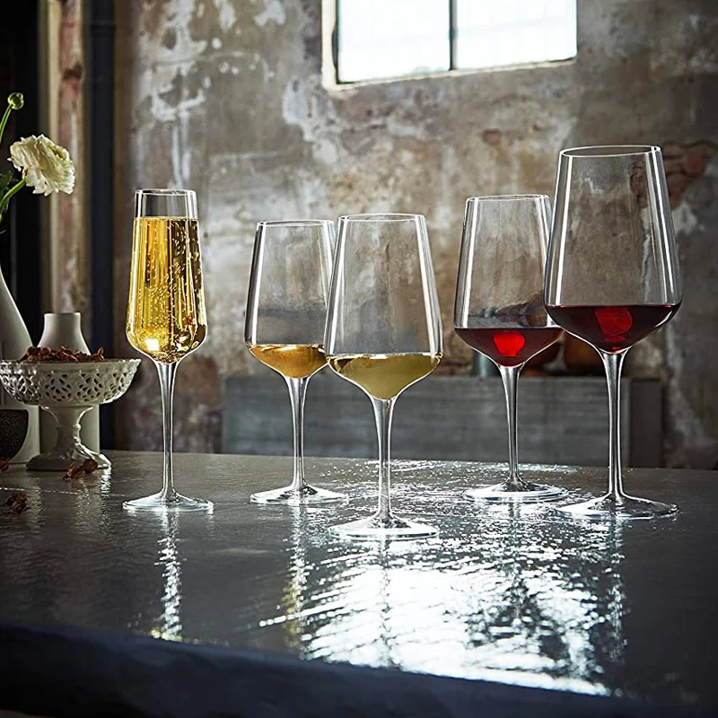55 cl - Intenso Calice Vino Rosso in Vetro - Set 6 Pezzi
