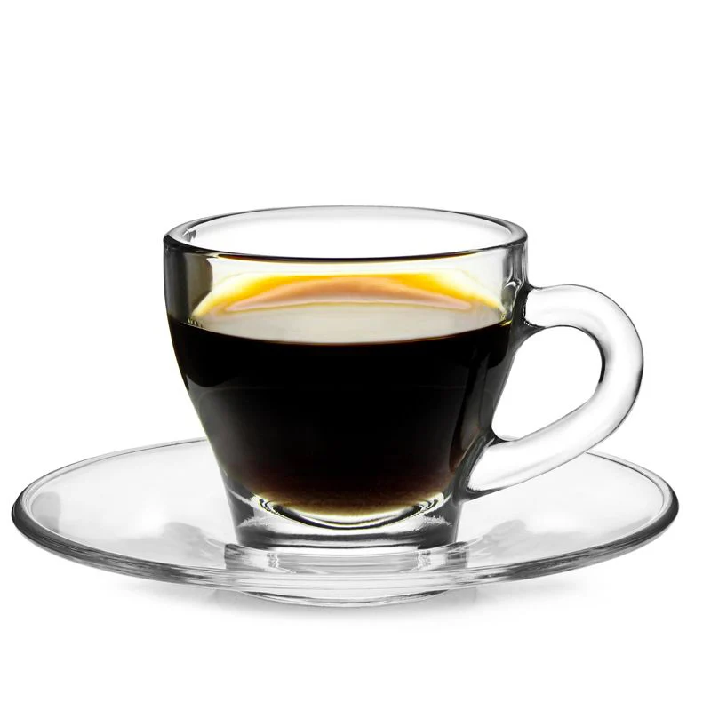 8 cl - Ischia Tazzina Caffé in Vetro - Set 6 Pezzi